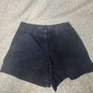 The Limited Dark blue tailored Denim Shorts Size 2